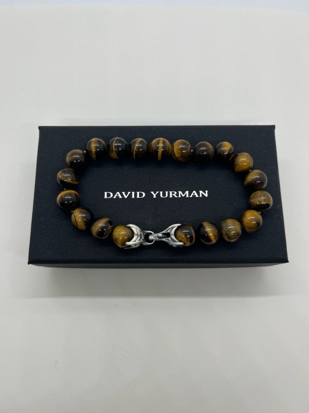 David Yurman, yellow tiger eye spiritual beads bracelet 8mm - Picture 4 of 6